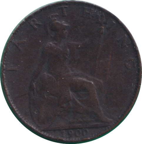 1900 FARTHING ( FINE )