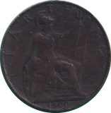 1900 FARTHING ( FINE )