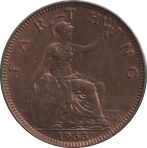 1933 FARTHING ( AUNC )