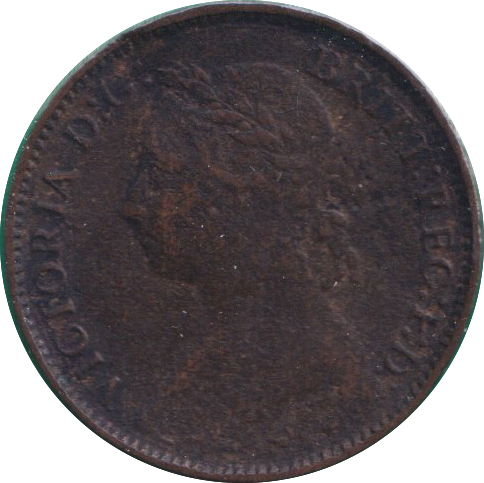1881 FARTHING ( FINE )
