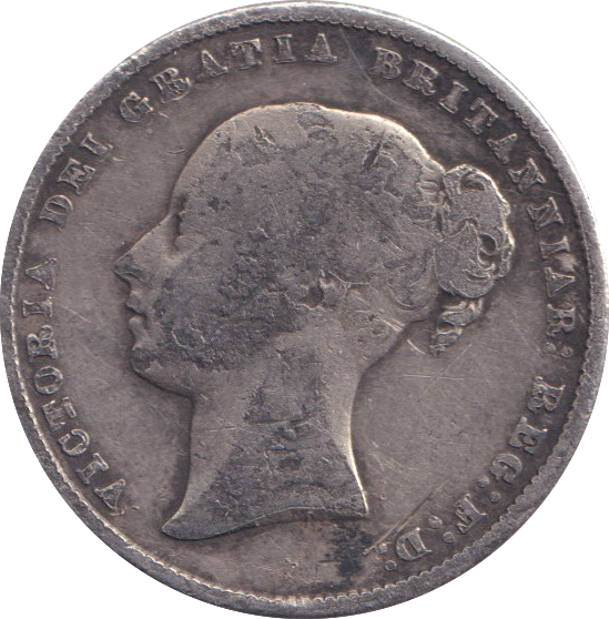 1866 SHILLING (NF) DIE 42