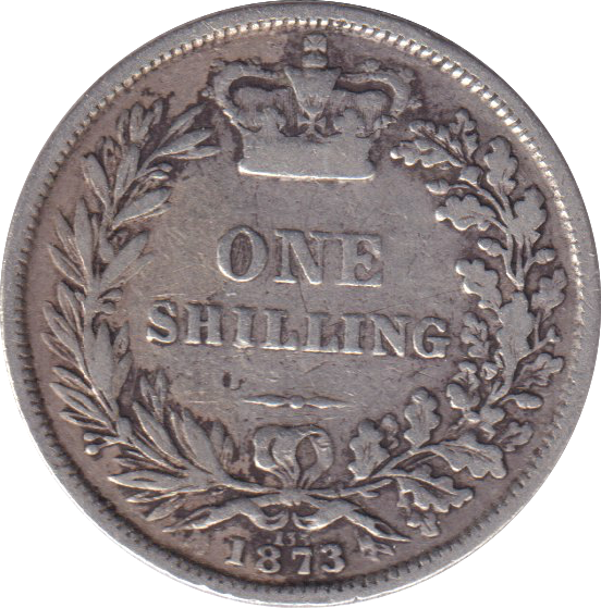 1873 SHILLING (GF) DIE 135