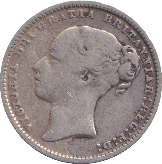 1873 SHILLING (GF) DIE 135
