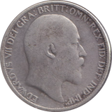 1907 SIXPENCE ( FINE )