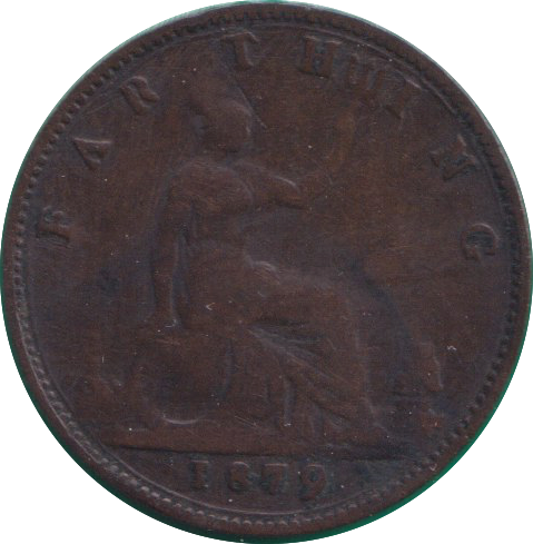 1879 FARTHING ( FINE )