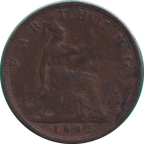 1892 FARTHING ( NF )