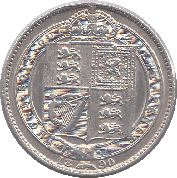 1890 SHILLING (GVF)