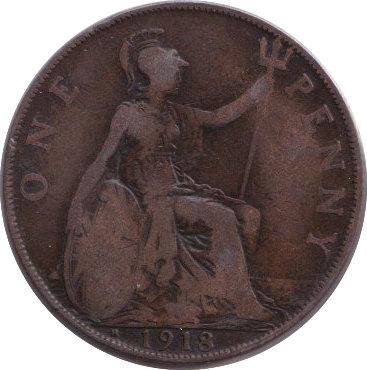 1918 PENNY ( FINE )