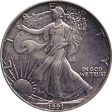 1991 SILVER DOLLAR USA