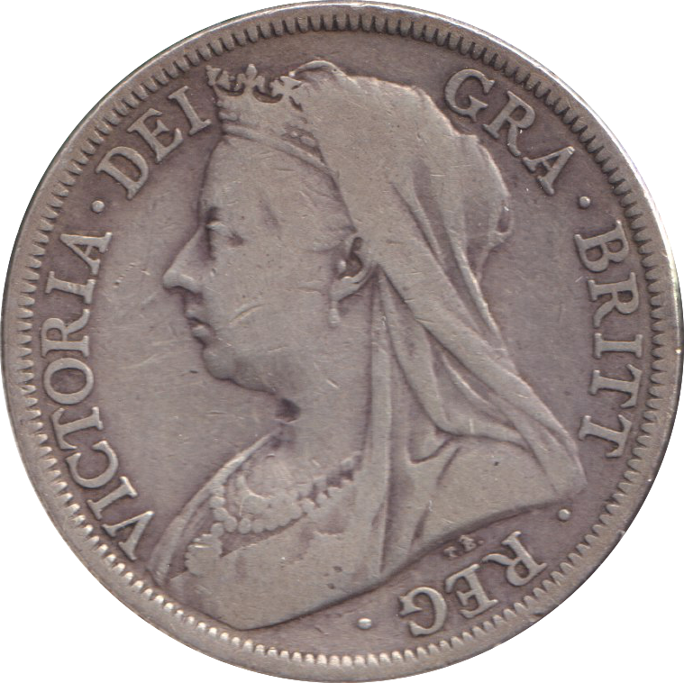 1901 HALFCROWN ( GF )