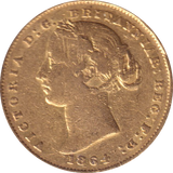 1864 GOLD SOVEREIGN AUSTRALIA