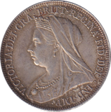 1894 SHILLING (VF)