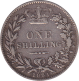 1881 SHILLING (VF)