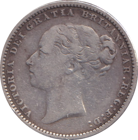 1881 SHILLING (VF)