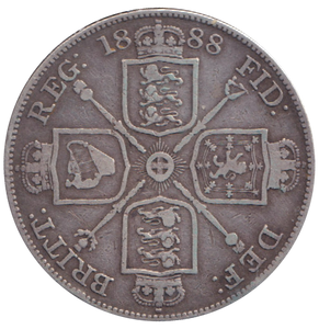 1888 DOUBLE FLORIN ( FINE )
