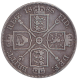 1888 DOUBLE FLORIN ( FINE )