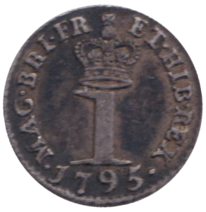 1795 MAUNDY ONE PENNY ( GVF )