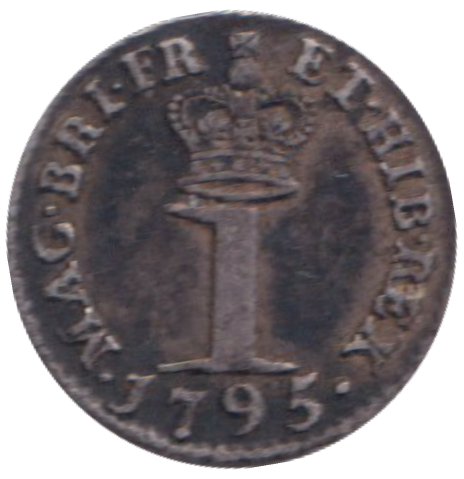 1795 MAUNDY ONE PENNY ( GVF )