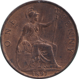 1897 PENNY ( AUNC )