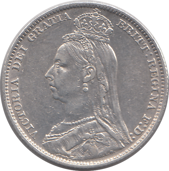 1890 SHILLING (GVF)