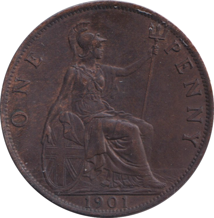 1901 PENNY ( AUNC )