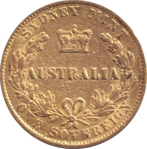 1864 GOLD SOVEREIGN AUSTRALIA
