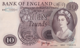 TEN POUNDS BANKNOTE PAGE REF £10-19 ( AUNC )