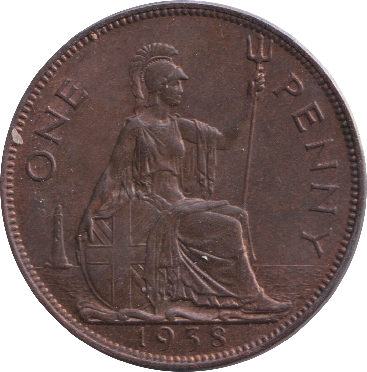 1938 PENNY ( UNC )