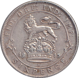 1915 SIXPENCE ( GF )