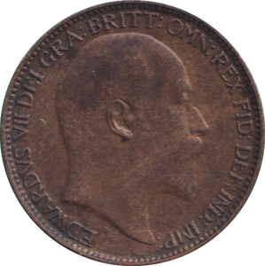 1910 FARTHING ( VF )