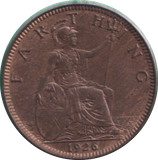 1926 FARTHING ( UNC )