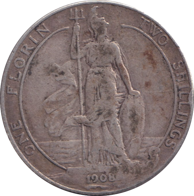1908 FLORIN ( FINE )