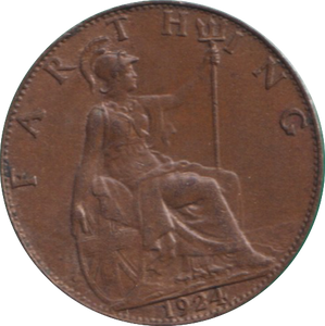 1924 FARTHING ( AUNC )
