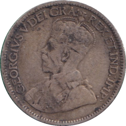 1919 SILVER 10 CENTS CANADA