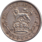1925 SIXPENCE ( EF )