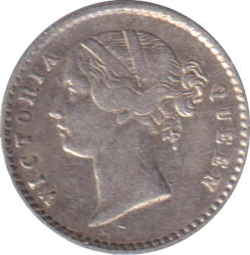 1841 TWO ANNA INDIA