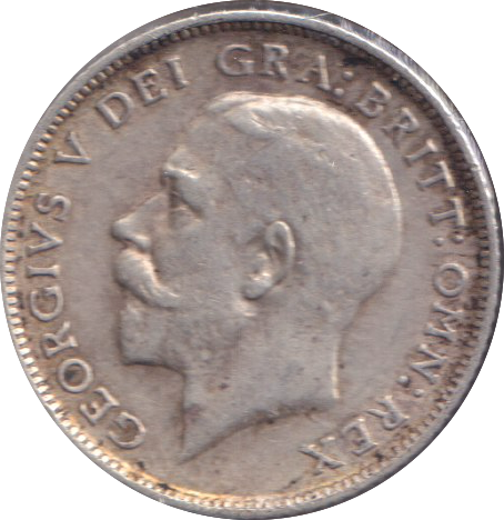 1916 SIXPENCE ( GVF )