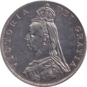 1887 DOUBLE FLORIN ( EF )