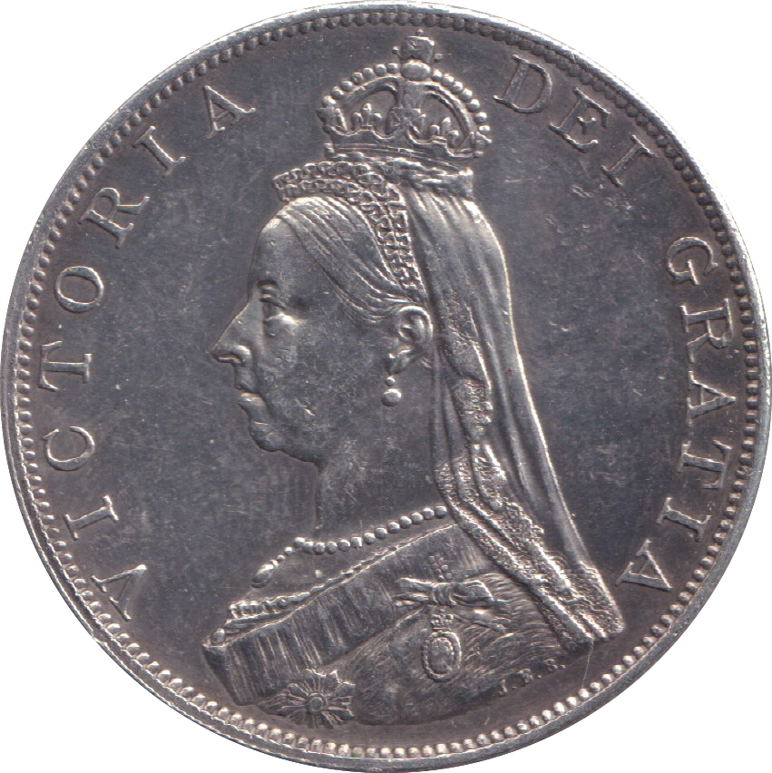 1887 DOUBLE FLORIN ( EF )
