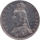 1887 DOUBLE FLORIN ( EF )
