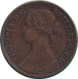 1875 FARTHING ( VF )