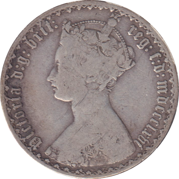 1866 ONE FLORIN ( FINE )