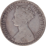 1866 ONE FLORIN ( FINE )