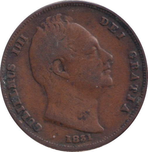 1831 FARTHING ( FINE )