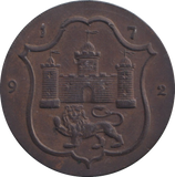 1792 HALFPENNY TOKEN NORWICH