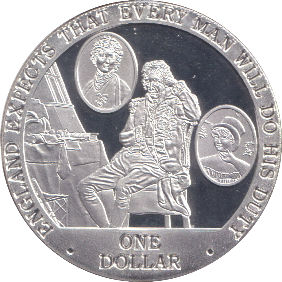 2007 SILVER PROOF ONE DOLLAR COOK ISLANDS