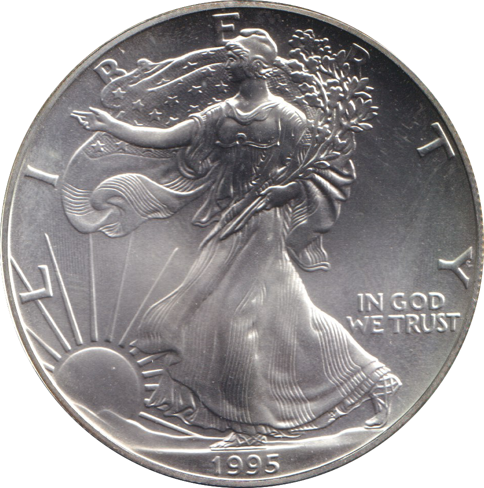1995 SILVER DOLLAR USA