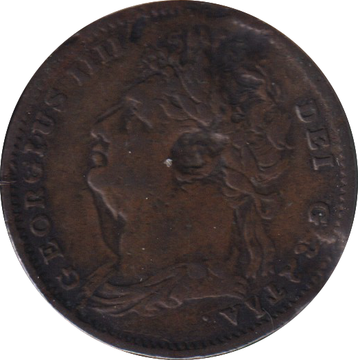 1826 FARTHING ( FINE )