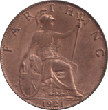 1921 FARTHING ( UNC )