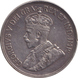 1928 SILVER 45 PIASTRES CYPRUS